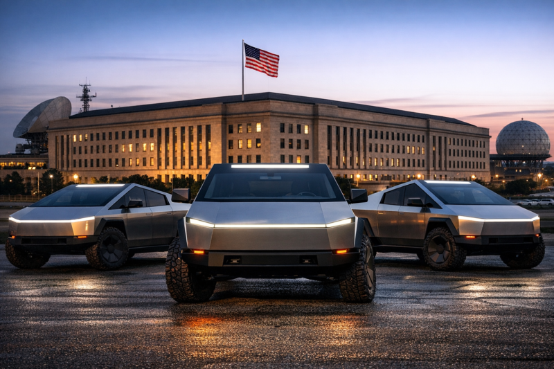 Pentagon Big Tech Tesla Cybertruck Overview
